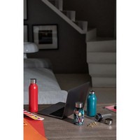 photo B Bottles Twin - Teal Blue - 350 ml - Double wall thermal bottle in 18/10 stainless steel 10